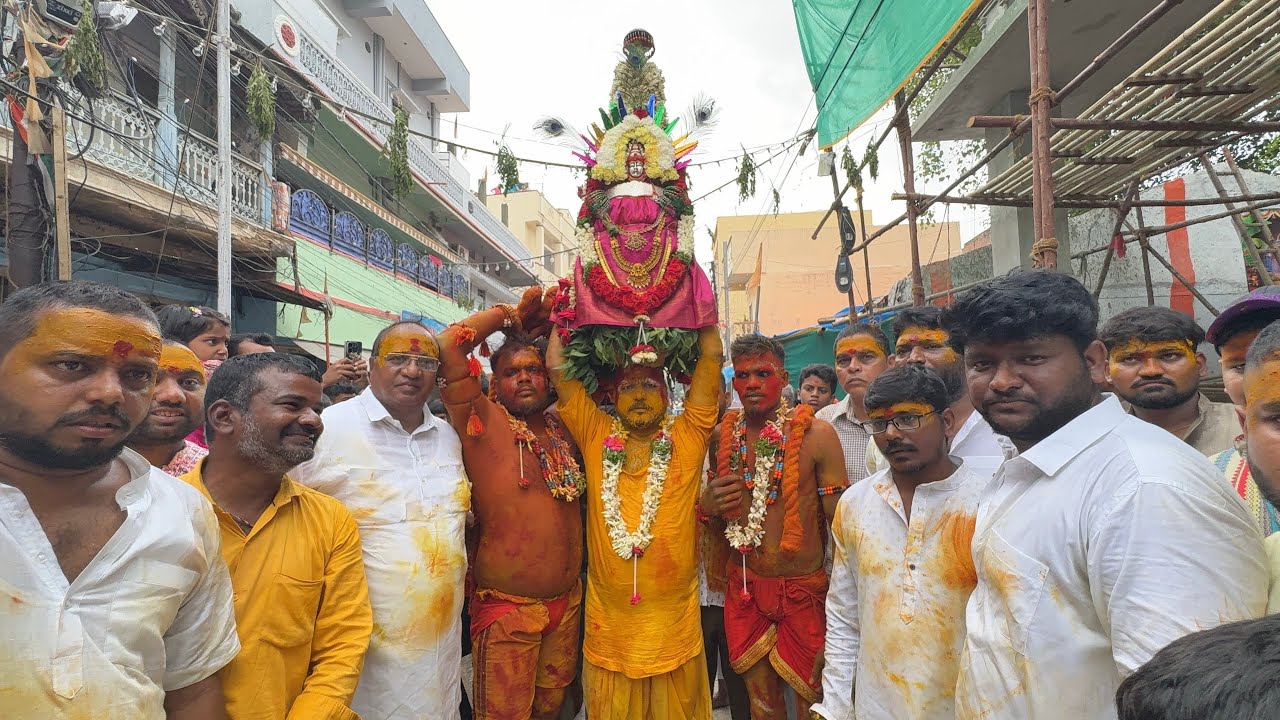 Yakutpura bonalu 2025 || Ghattam procession successfully completed #oldcitybonalu2025