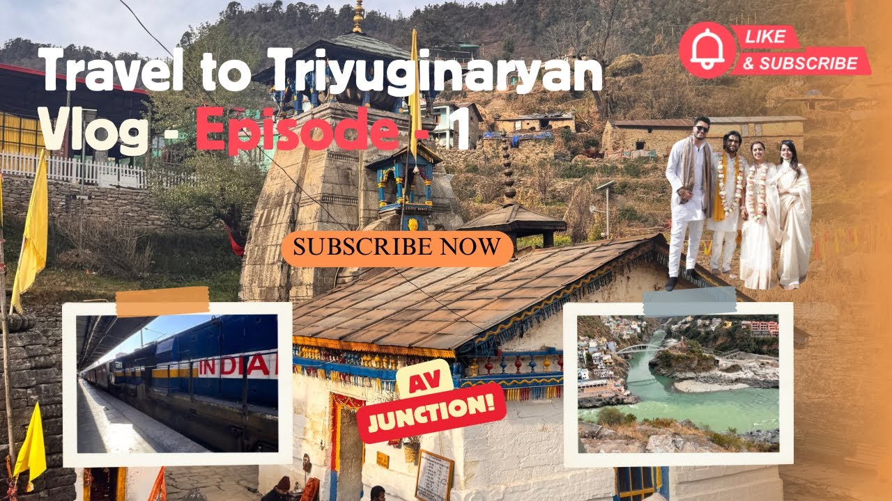 Triyuginarayan Temple Wedding 💍 | Dream Destination Wedding in Himalayas | AV Junction | Episode 1
