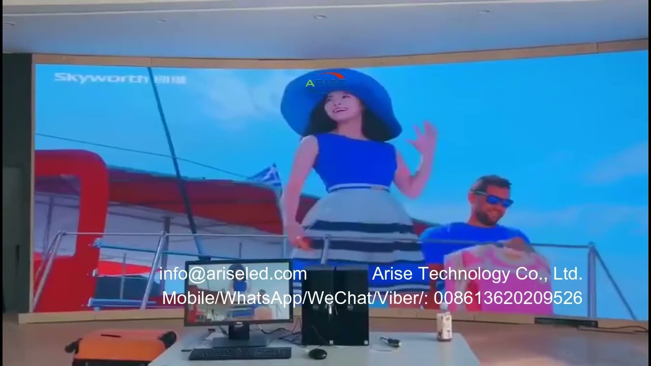Full color digital led advertising screen flexible Creative LED Display LED Screen Price Flexible LE