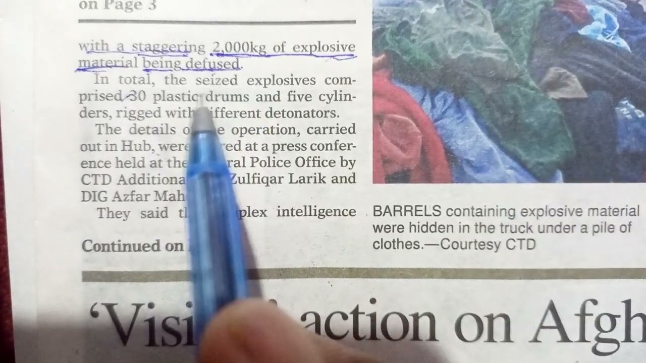 Newspaper Reading for English improvement//Daily Dawn news articles analysis//Daily Current Affairs 