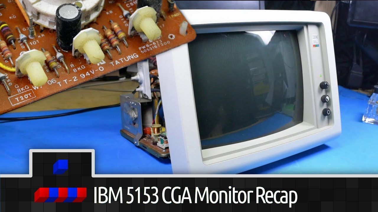 IBM 5153 CGA Monitor Simple Recap