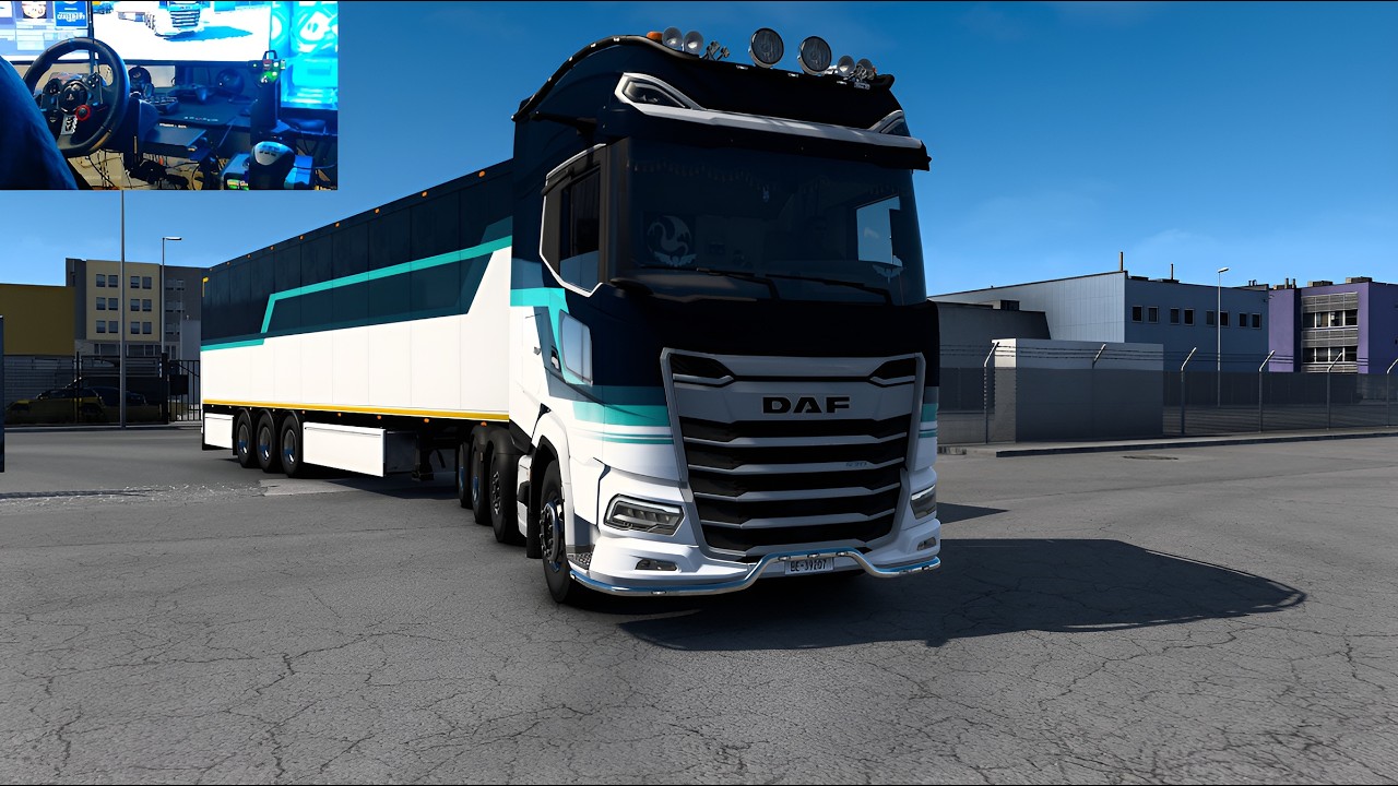 DAF XG 17T de Bater&iacute;as ⚡ | Ruta Realista de Z&uacute;rich a Estrasburgo | ETS2 1.58