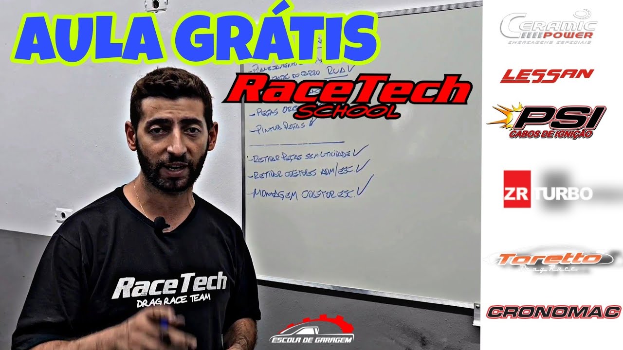 AULA GR&Aacute;TIS - RACETECH SCHOOL - ESCOLHA SEU PROJETO