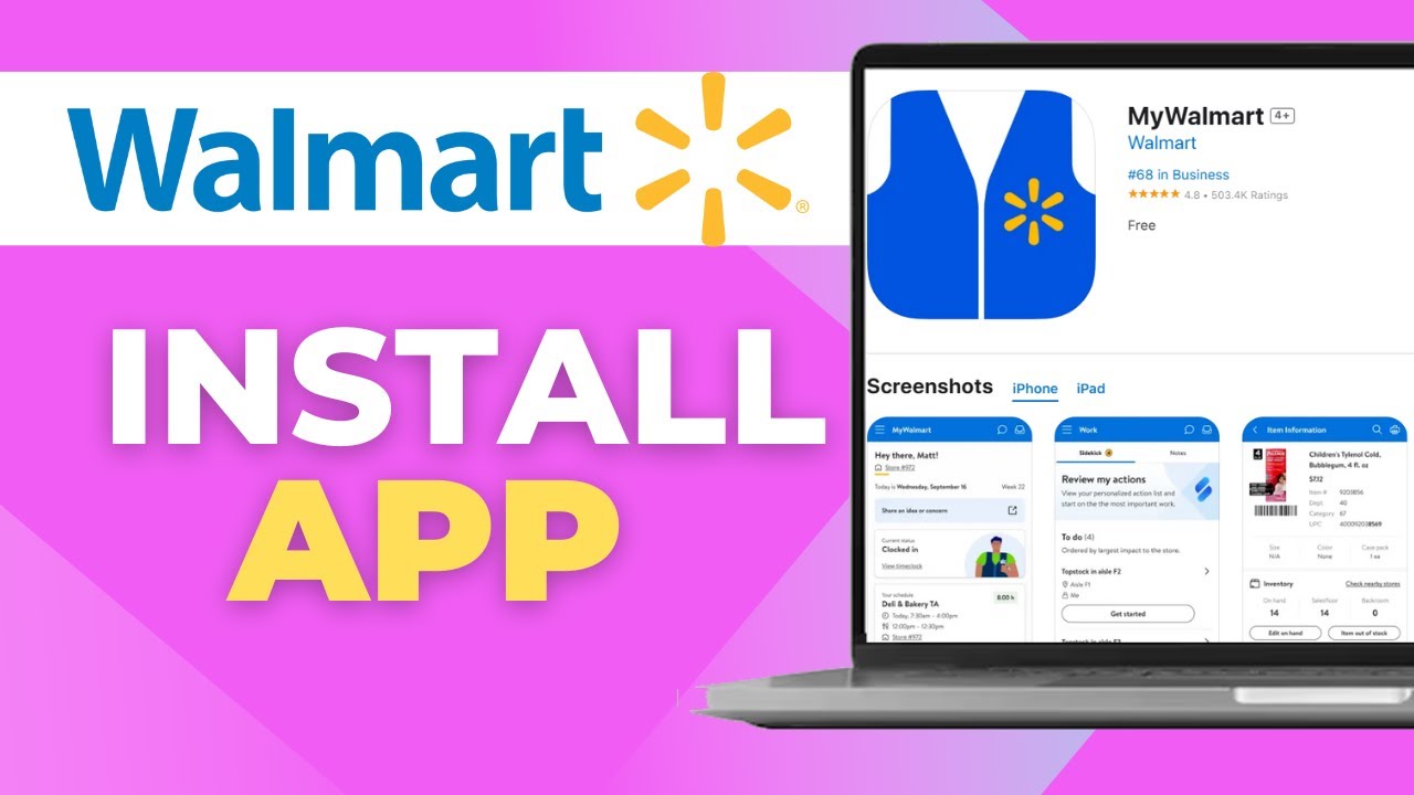 Как установить приложение Me@Walmart на iPhone (руководство для сотрудников)