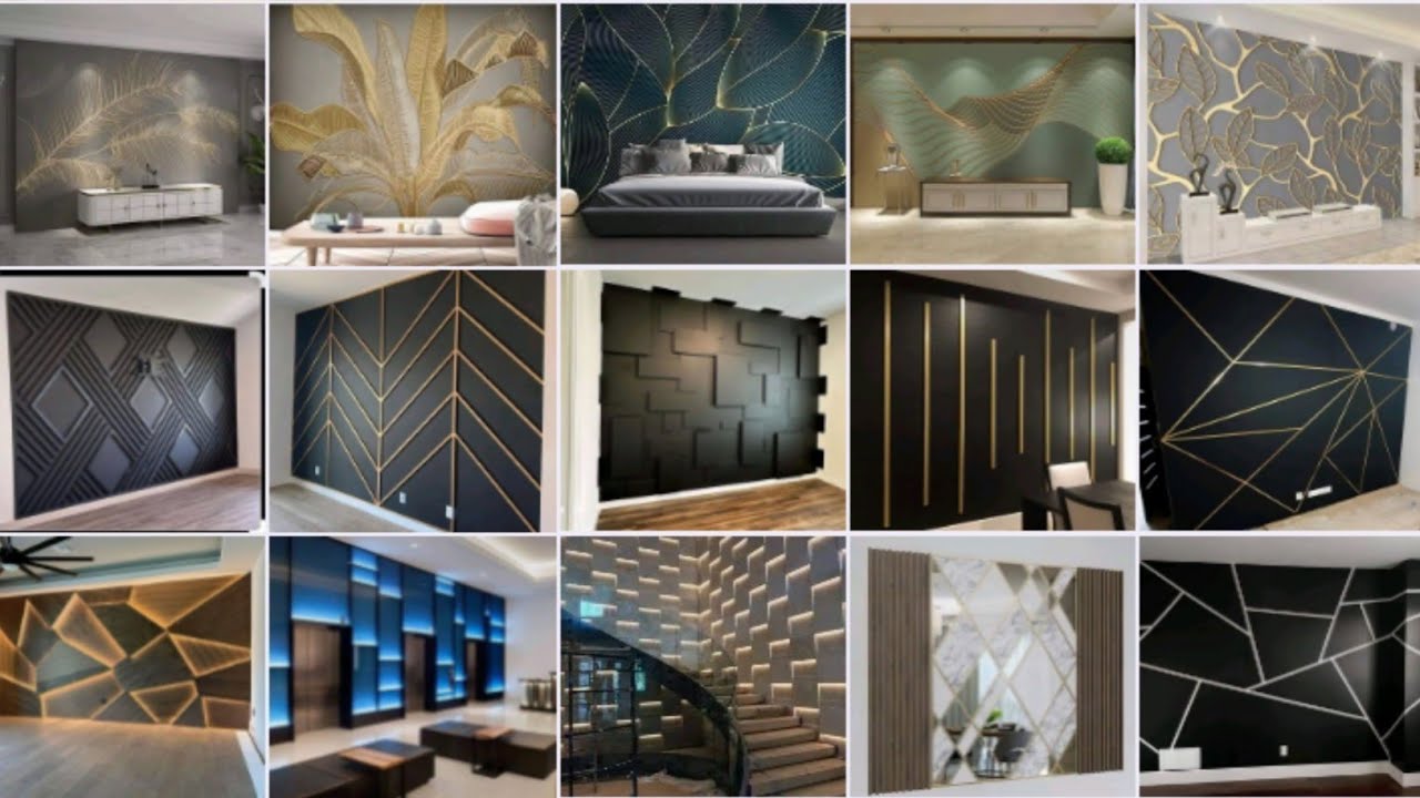 Top 100 living room wall decorating ideas | living room decorating design | Wall Painting ideas |