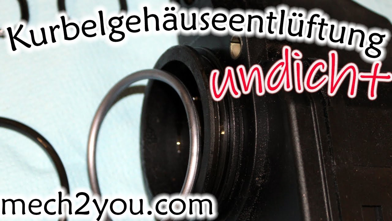 🛠️ Ölverlust durch undichte Dichtung bei der Kurbelgehäuseentlüftung beim Golf 4 1.4 AKQ AHW APE