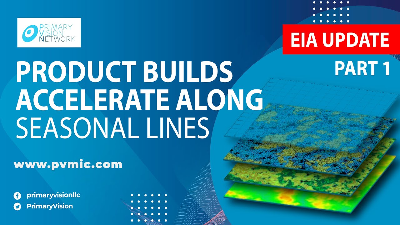EIA UPDATE - Product Builds Accelerate Along Seasonal Lines - PART 1