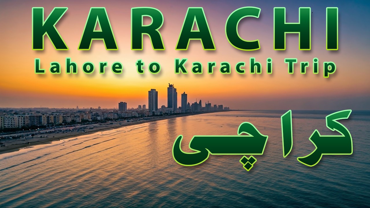 Karachi's Coastal Paradise: Drone Tour of Beaches & Beyond