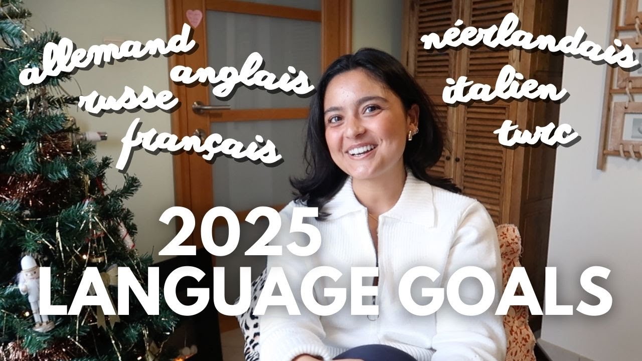 Mes language goals pour 2025 🇺🇸🇫🇷🇩🇪🇮🇹🇳🇱🇹🇷🇷🇺 7 langues !