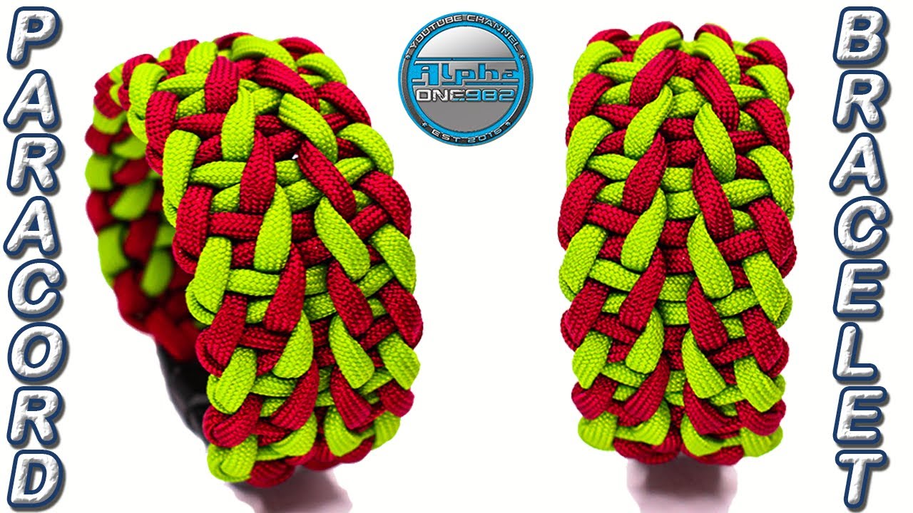 How to Make a Paracord Bracelet Riptide Knot Tutorial DIY