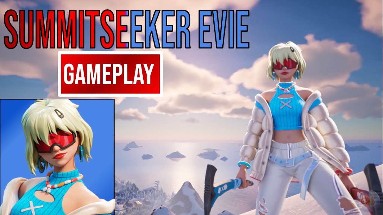New Summitseeker Evie Skin Gameplay (Fortnite Battle Royale)