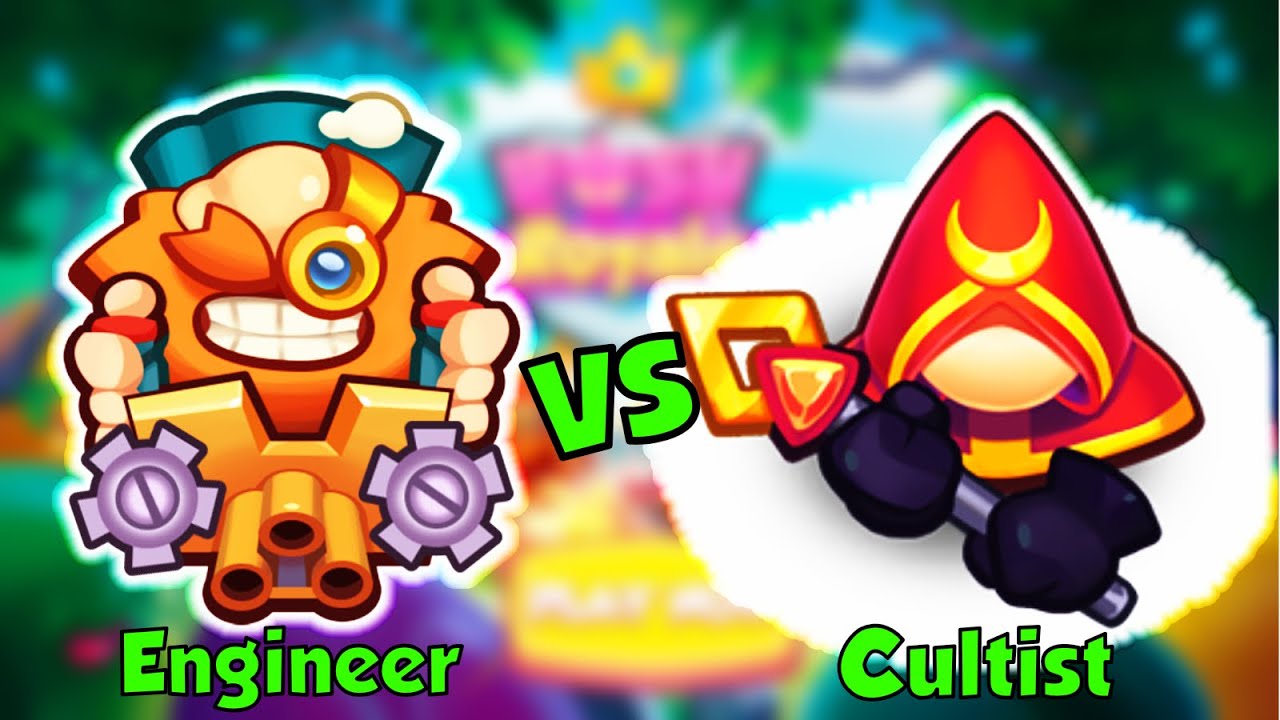 ⚡️Engineer vs Cultist 💥 Rush Royale Gameplay PVP F2P Best Deck Arena 11
