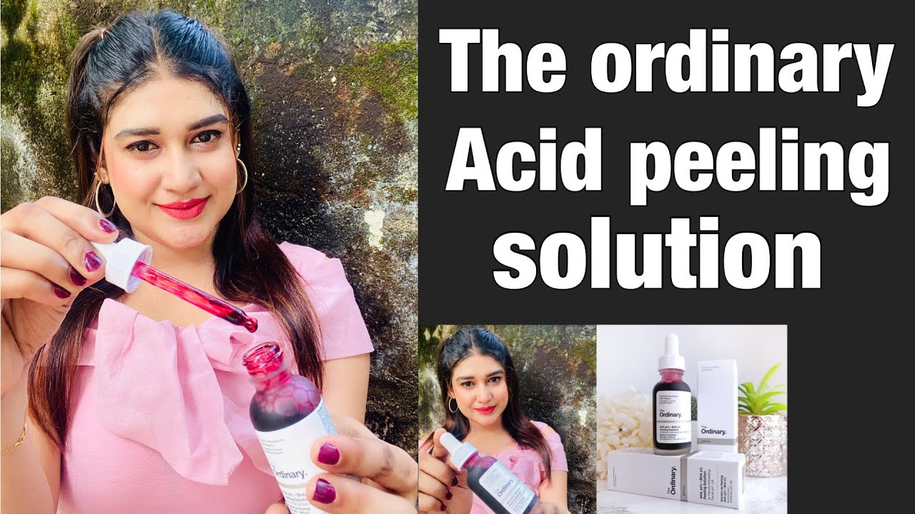 The ordinary AHA peel solution full review | sandu senevirathna ❤️