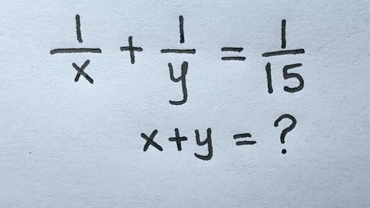 Решите это алгебраическое уравнение относительно 'x+y' | Математическая олимпиада