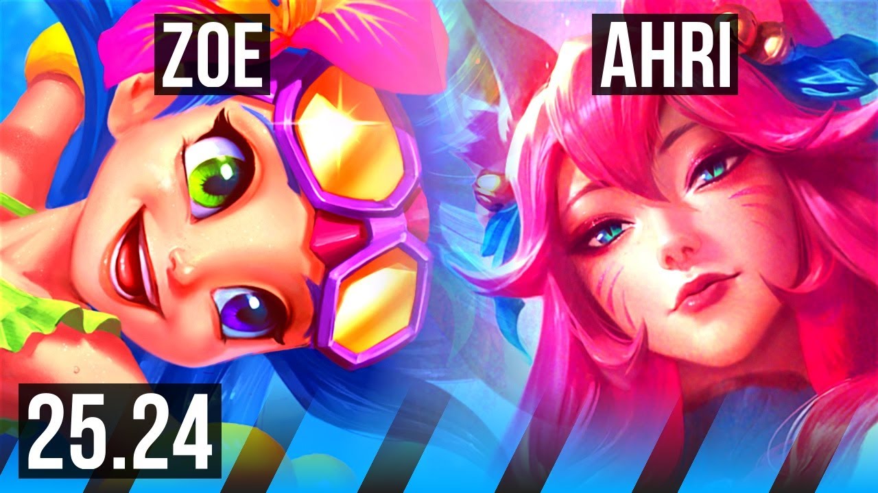 ZOE vs AHRI (MID) | KR Master | 25.24