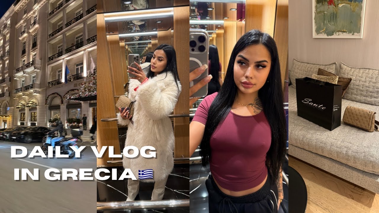 GRECIA VLOG ‼️🇬🇷 grwm, shopping + haul