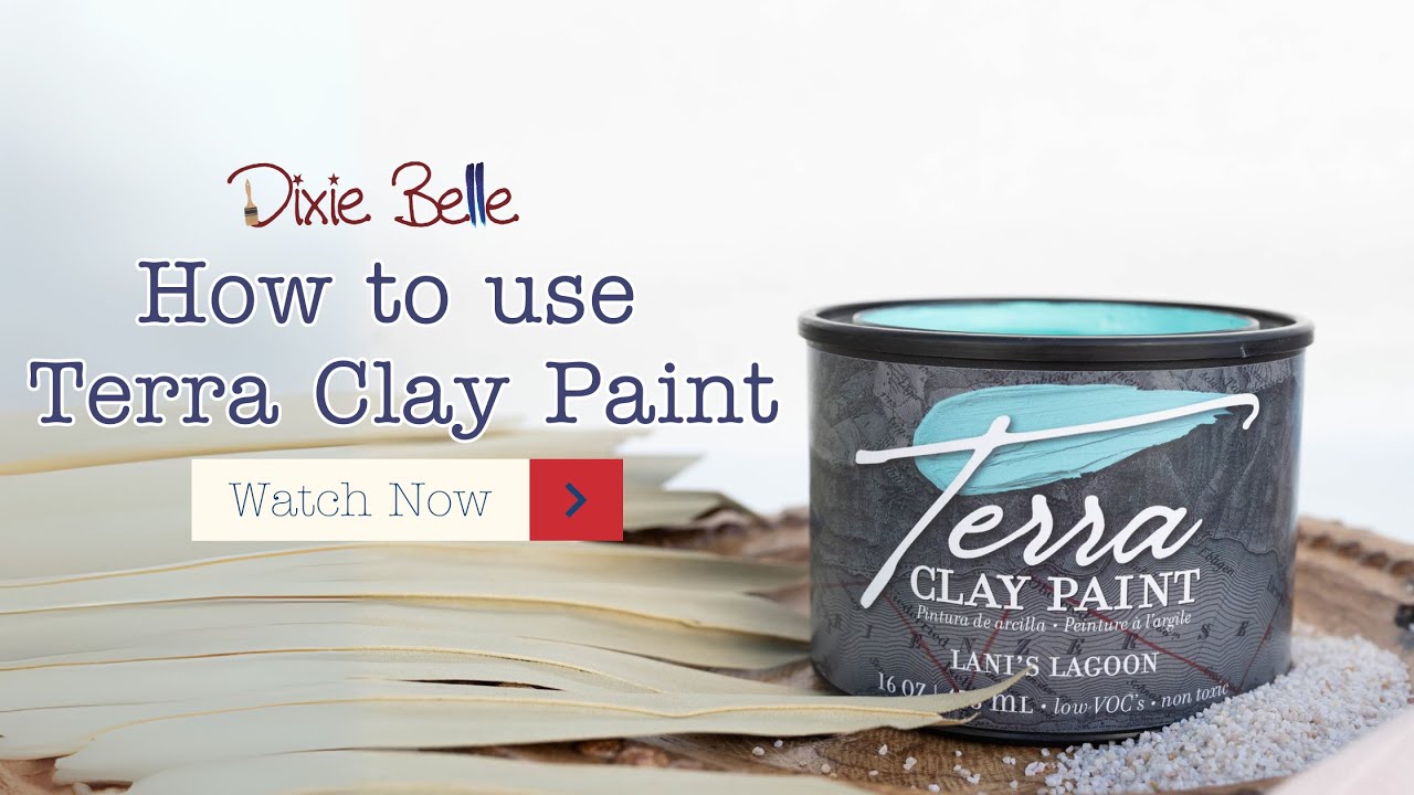 How To Use Terra Clay Paint With Dixie Belle Paint!
