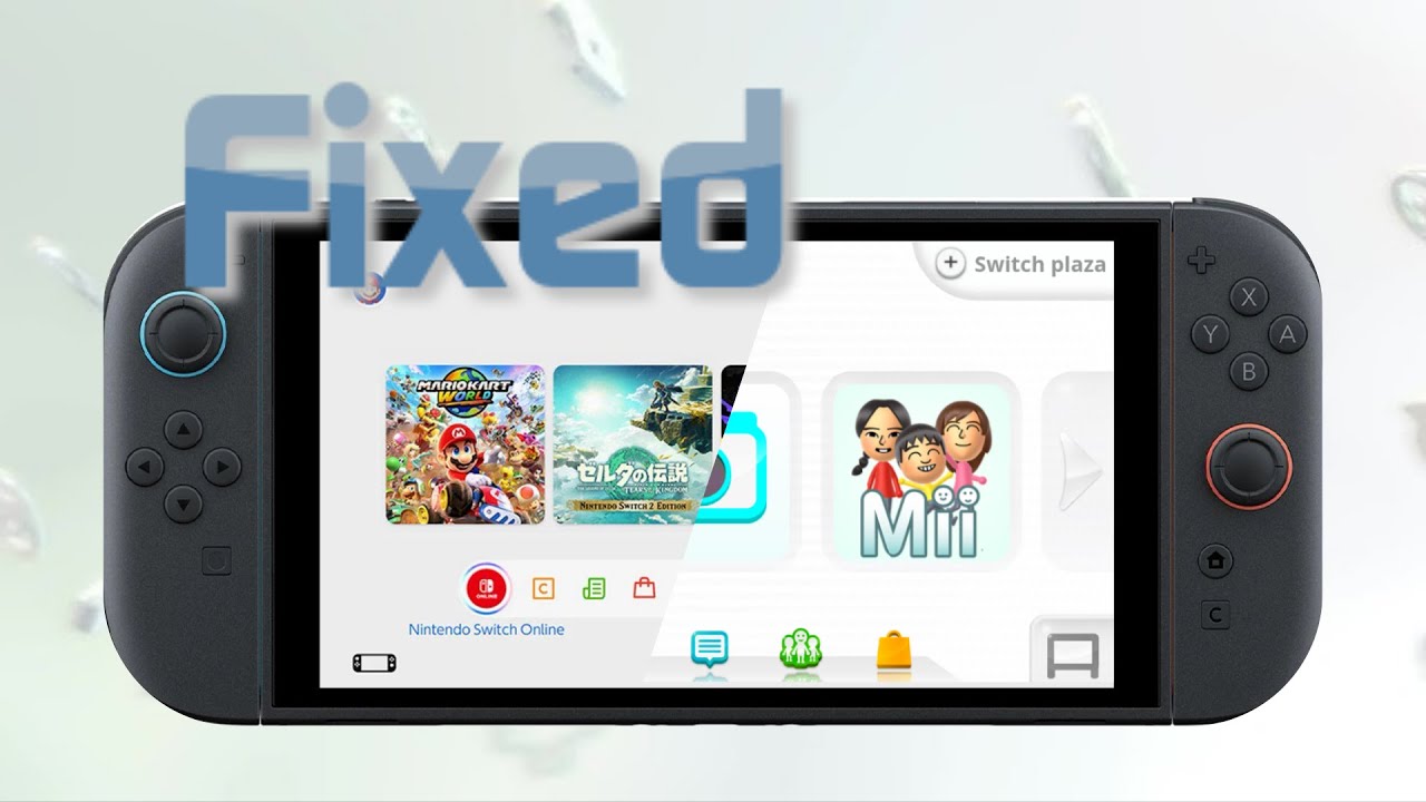 I redesigned the Nintendo Switch 2 UI (again)