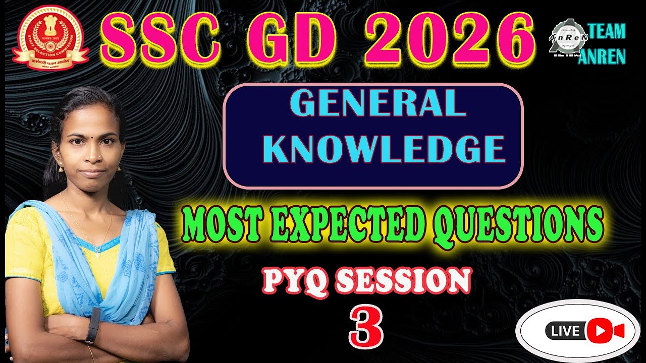 📌📌2026 SSC GD MOST EXPECTED QUSTIONS & ANSWERS....DON'TMISS IT...📌📌