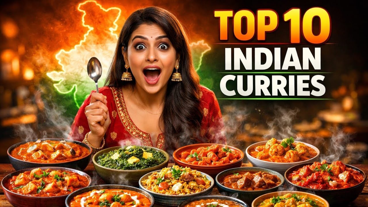 భారతదేశంలోని టాప్ 10 ప్రసిద్ధ కర్రీలు | Top 10 Famous Curries in India | Indian Food Documentary