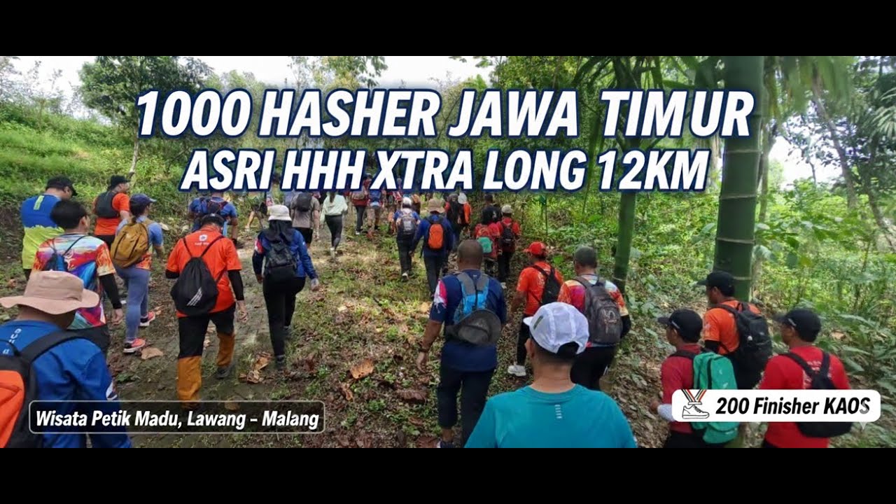 Hash Run 1000 Peserta! Asri Hash House Harriers di Lawang Malang | Xtra Long 12 KM