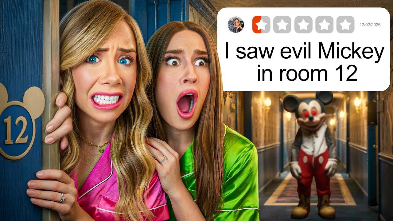 WE SNUCK INTO THE MOST HAUNTED DISNEYLAND HOTEL...