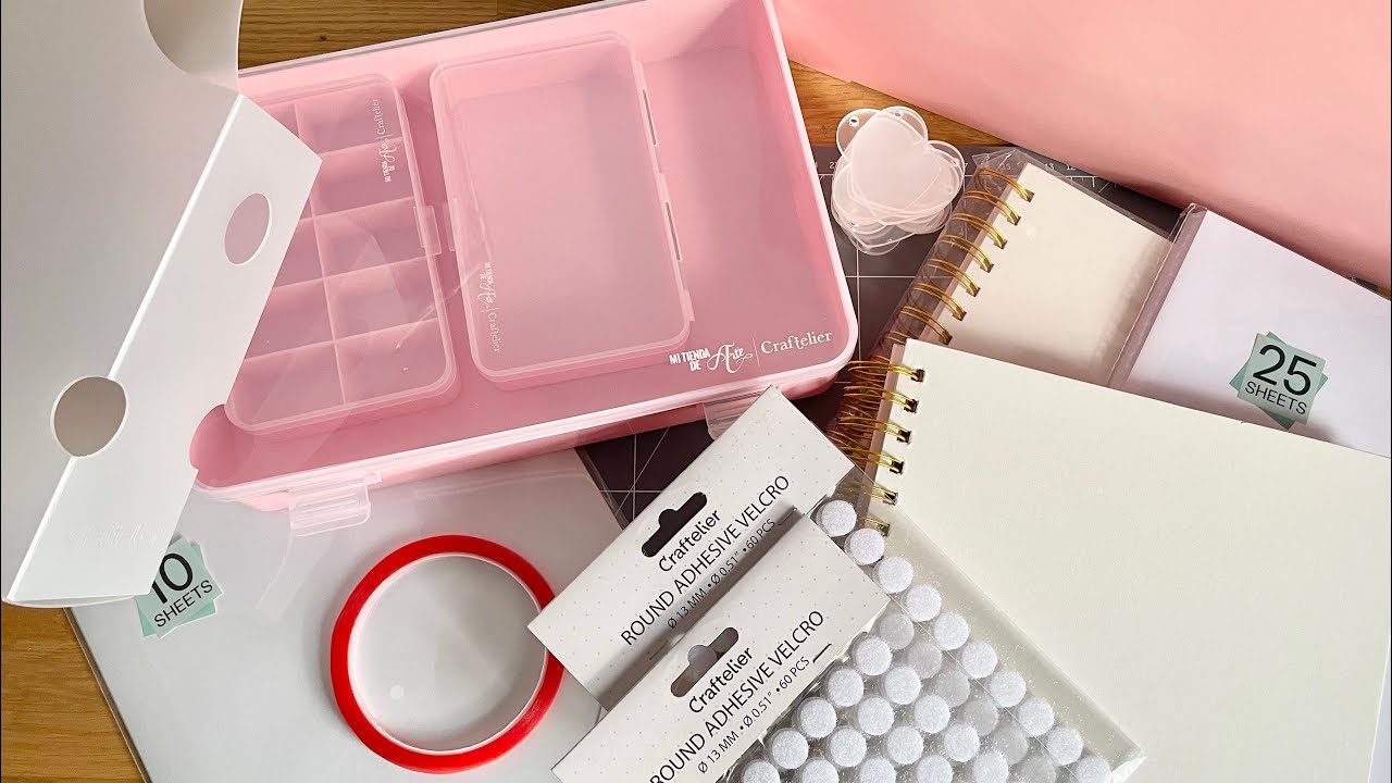 Unboxing Craftelier ~ Mes derniers achats Scrap ~ Basics de craftelier