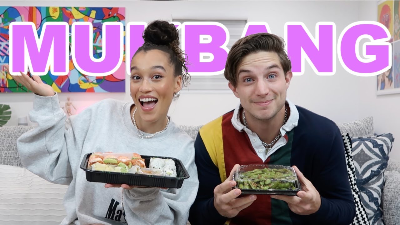 SUSHI MUKBANG WITH CHRISTIAN SEAVEY *we answer your tweets!*