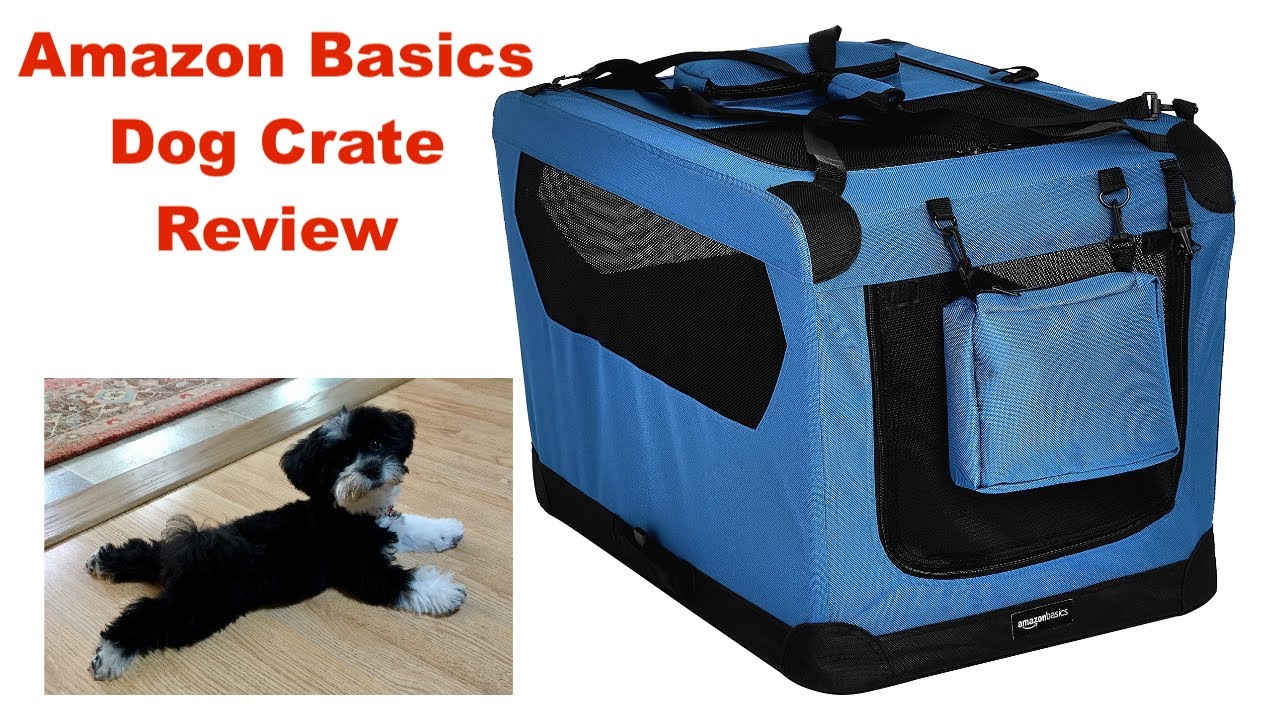 Review - Amazon Basics Premium Folding Portable Soft Pet Crate - 30