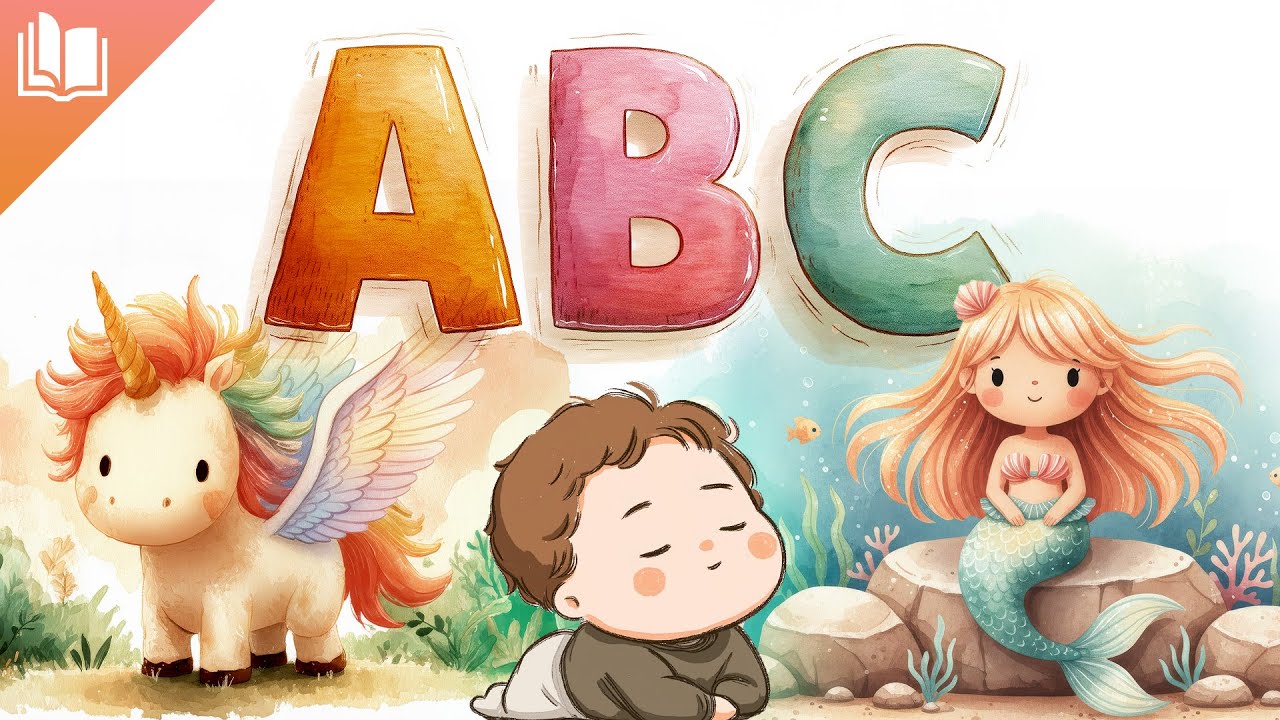 ABC with Fairy Tales 🏰✨ Gentle A–Z Alphabet for Kids | Dragons, Unicorns & More! | Sleepy Baby