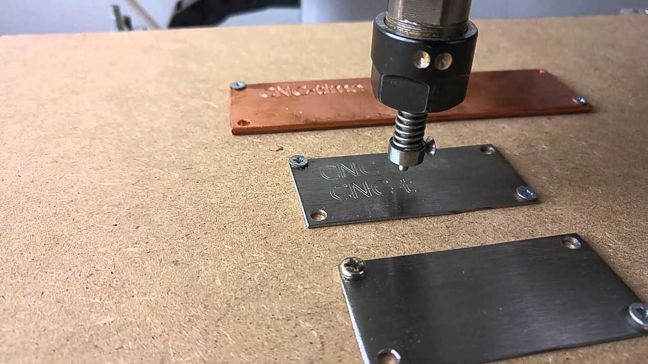 Spring loaded diamond drag engraver