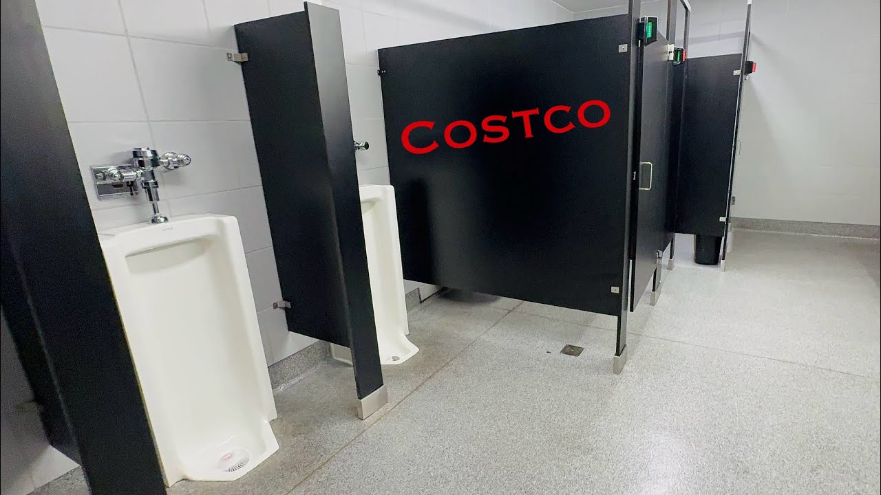 Kohler Branham Urinal, Zurn EcoVantage Toilet Flush, Dyson Hand Dryer | Costco, Honolulu, Hawaii USA