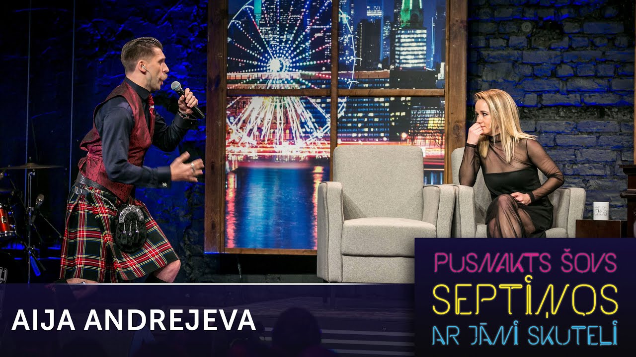 Aija Andrejeva min savas dziesmas | Pusnakts šovs septiņos | S06E09