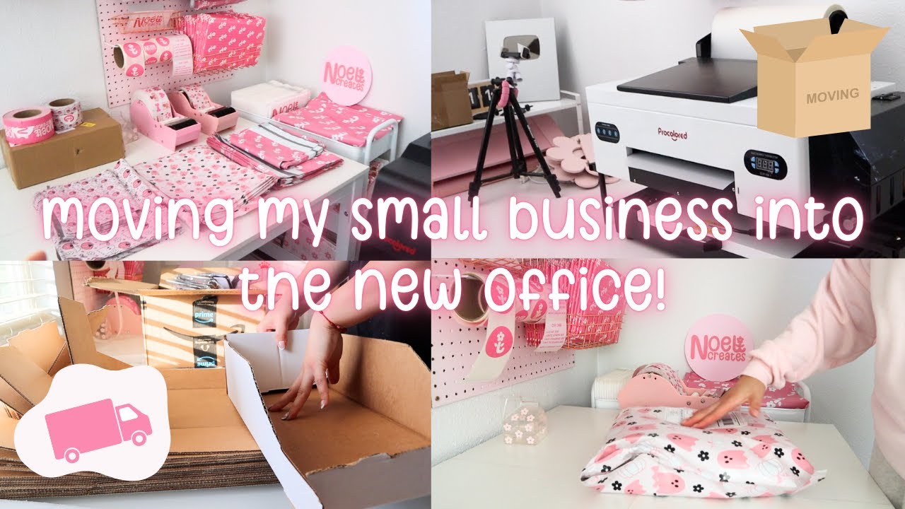 ПЕРЕЕЗЖАЮ МОЙ МАЛЫЙ БИЗНЕС В НОВЫЙ ОФИС! ✨🚚📦 | Экскурсия по офису малого бизнеса: подготовка и уп...