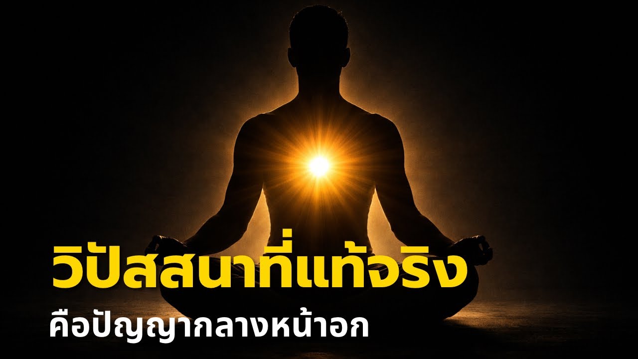 เลิกเข้าใจผิด! วิปัสสนาไม่ใช่การนั่งหลับตา แต่คือสิ่งนี้... EP. 003