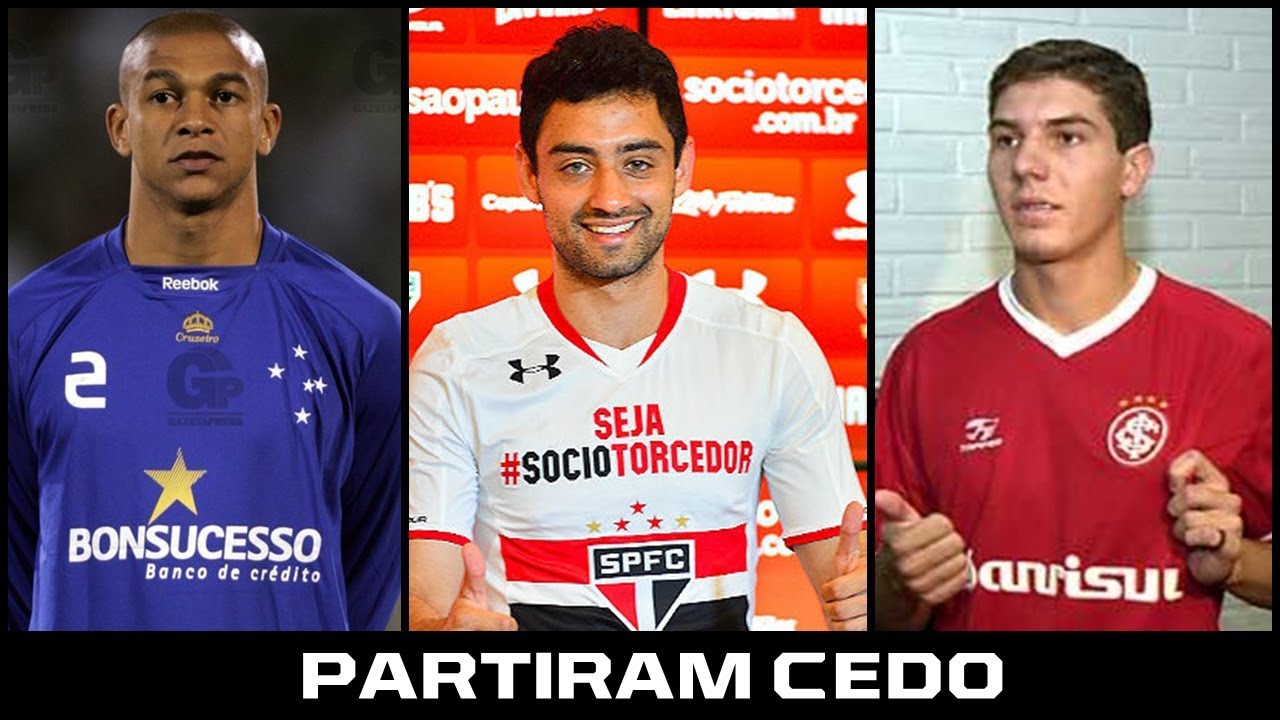 10 JOGADORES BRASILEIROS QUE SE FORAM CEDO DEMAIS