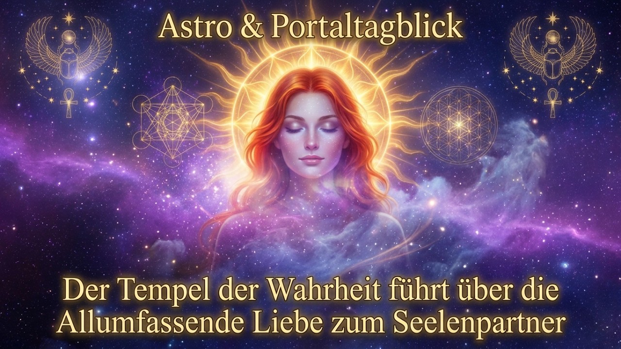 Astro & Portaltagblick ✨Der Tempel der Wahrheit führt über die Allumfassende Liebe zum Seelenpartner