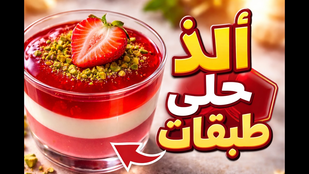 أسرع حلى الكاسات بالبسكويت في 10 دقائق (حلى الطبقات بدون بيض) حلويات رمضان 2026🍓