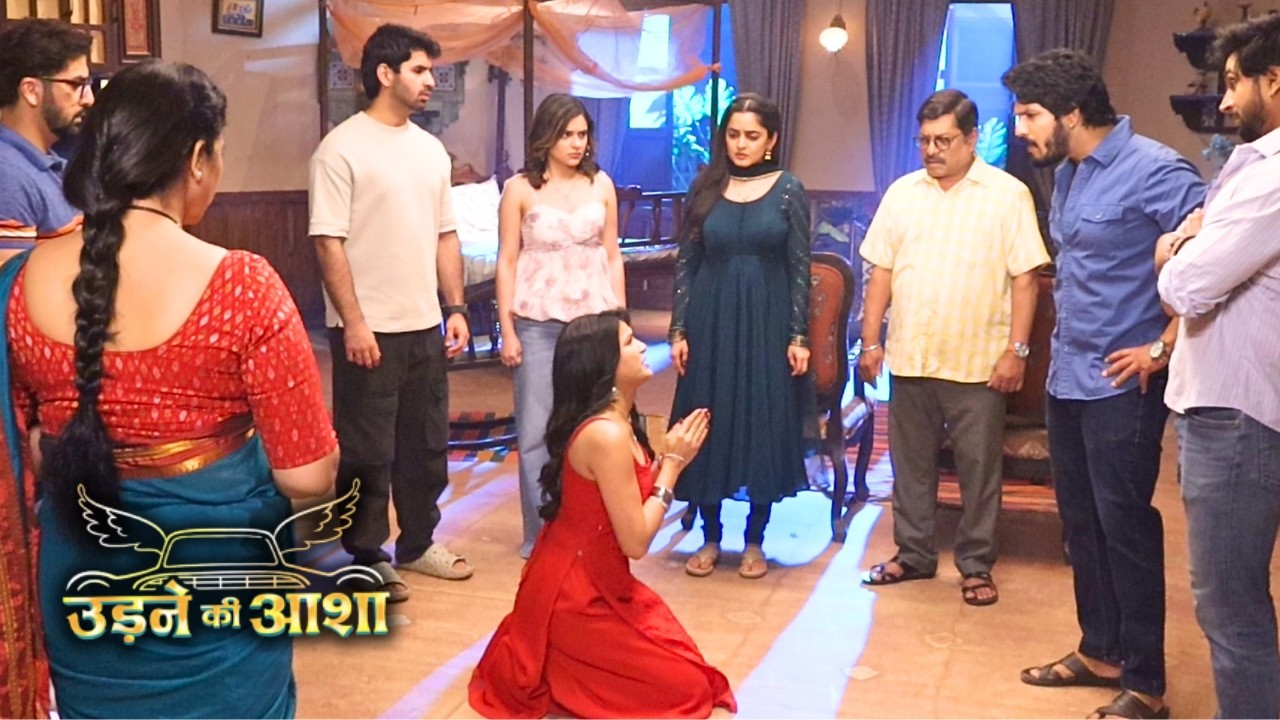 Udne Ki Aasha | Krish वाली बात सामने आते ही Roshni घुटनो पर गिर हाथ जोड़ने लगी | On Location