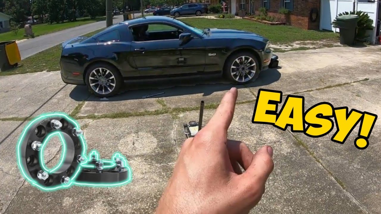 Install Wheel Spacers In Your Driveway! [Car ASMR]