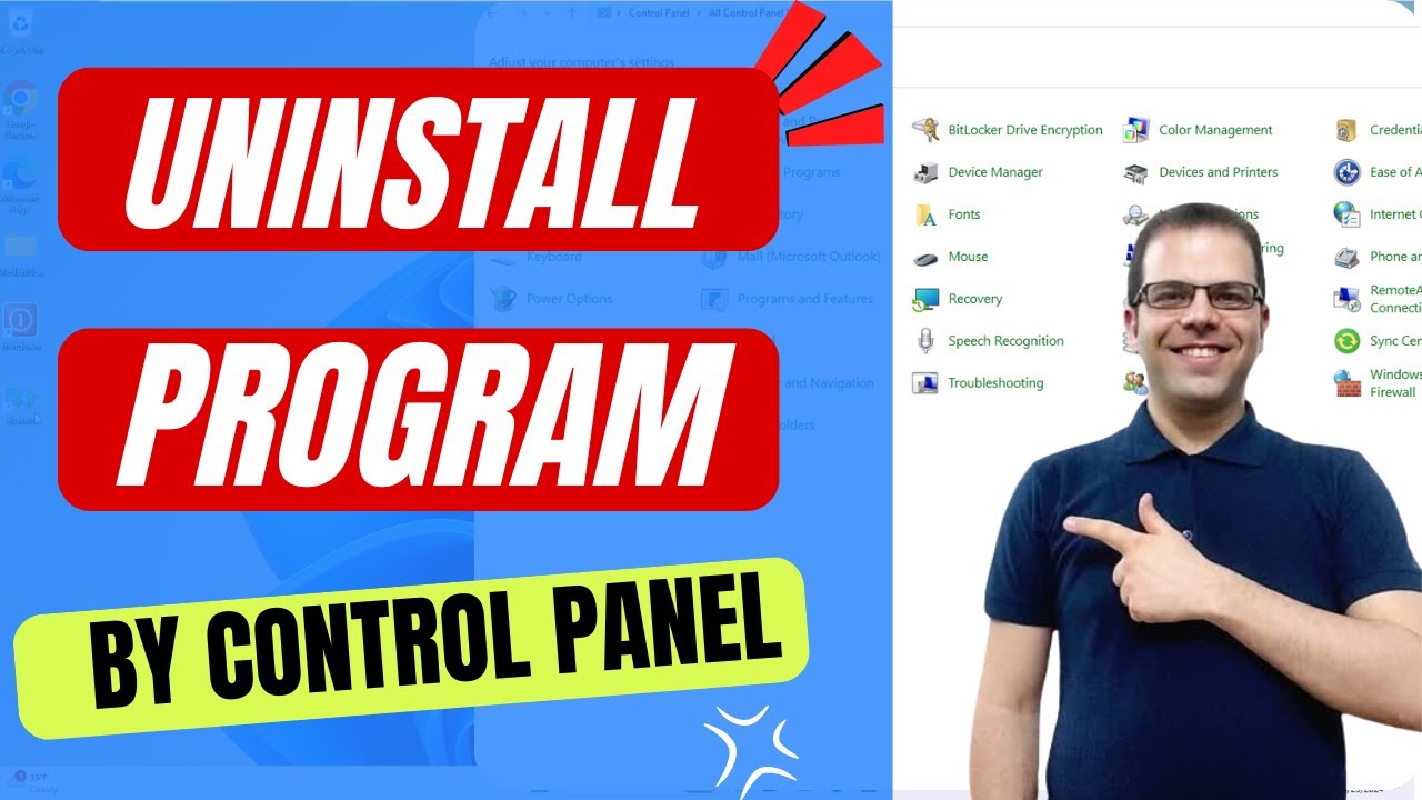 How to Uninstall Apps | Software on Windows Computers using Control Panel