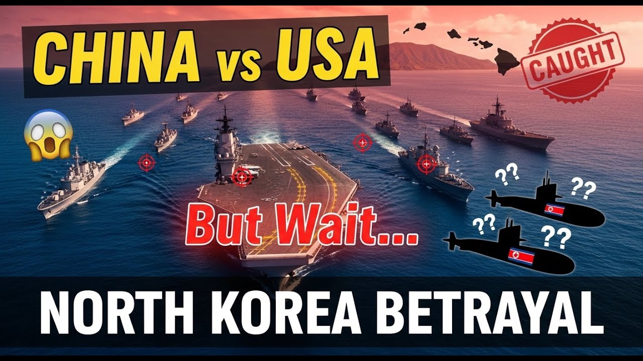 China DEPLOYS Warships to HAWAII to ATTACK US Navy - Then North Korea REVEALS Shocking Betrayal