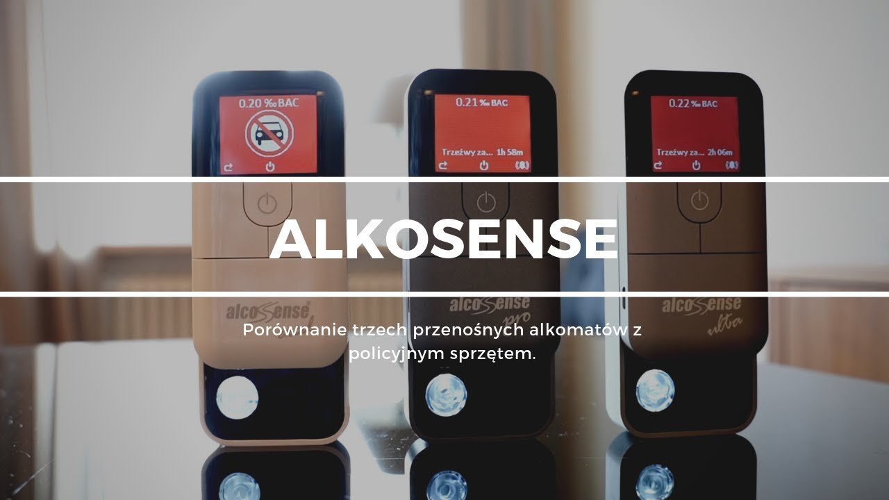 AlkoSense - przenośne alkomaty vs policyjne urządzenie.