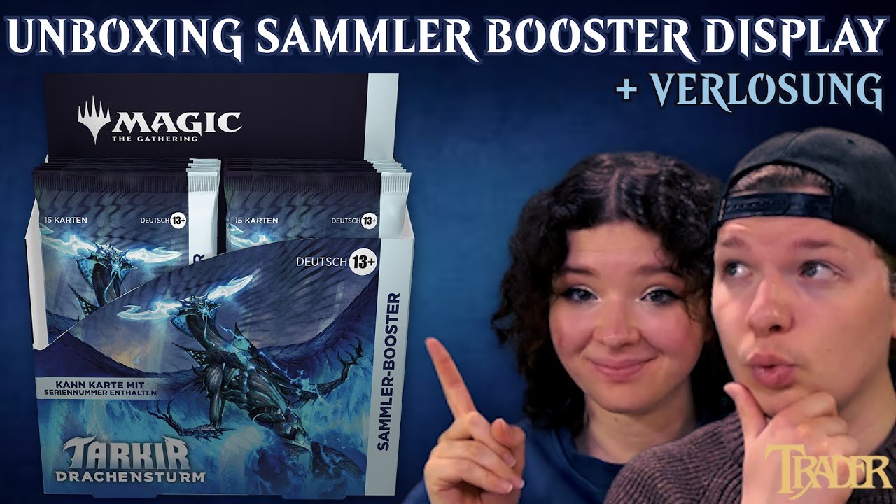 MTG Tarkir Dragonstorm Sammler Booster Display Opening deutsch | Magic the Gathering | Trader 2025