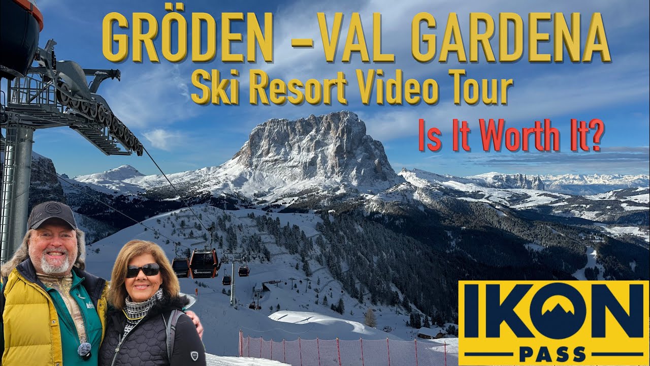 IKON: Val Gardena (Gröden) Ski Resort Video Tour - Is It Worth It? (4K, Insta360 X4)