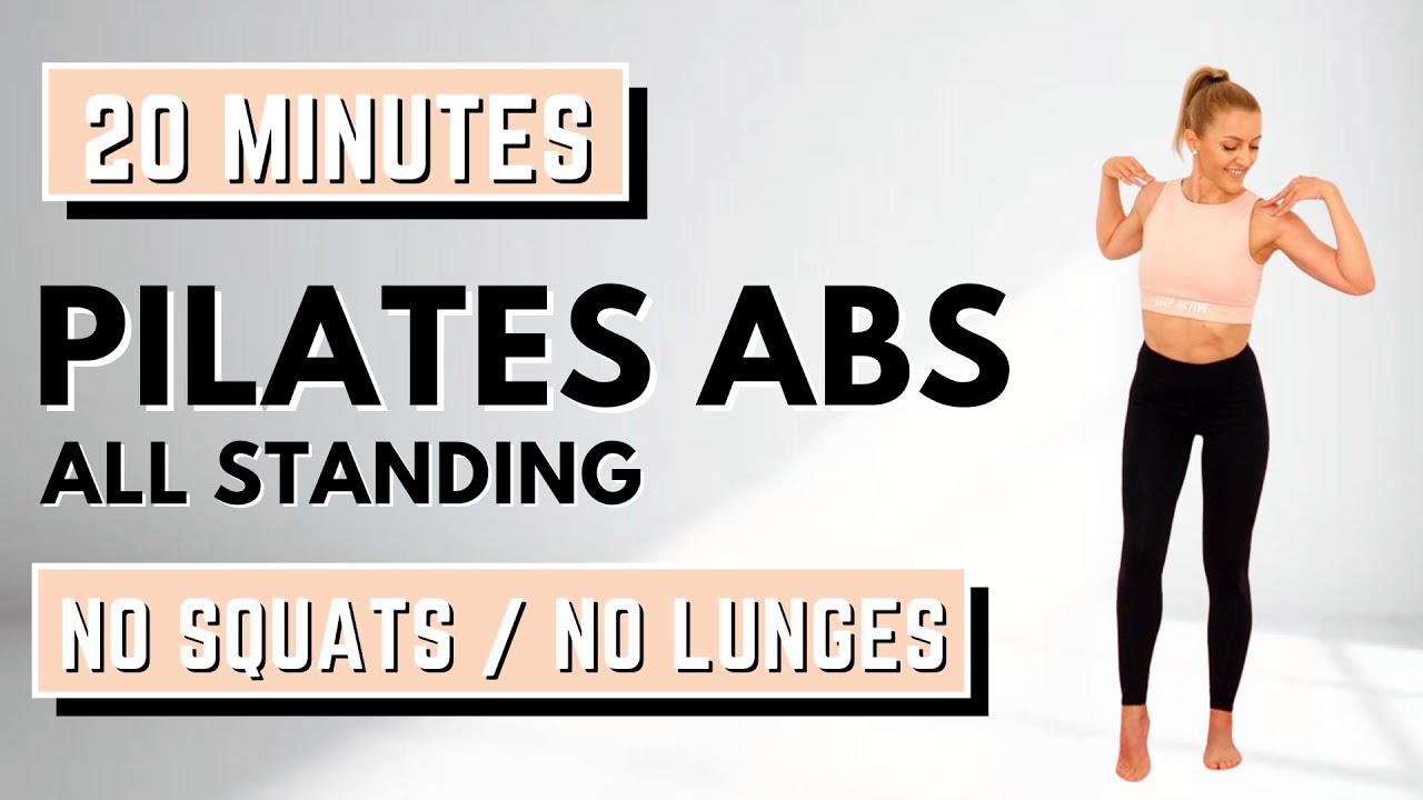 🔥20 Min PILATES ABS🔥SLIM WAIST WORKOUT🔥Low Impact Toning🔥ALL STANDING🔥KNEE FRIENDLY🔥NO REPEAT🔥