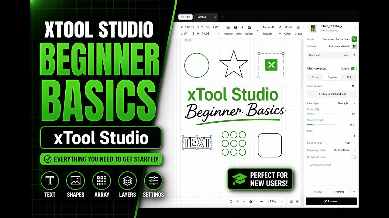 xTooL Studio | Основы, которые вам нужны!