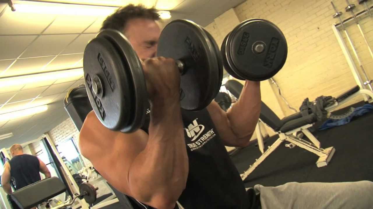 Rob Riches WBFF Fitness Model Contest Prep. 10 Weeks Out - Biceps