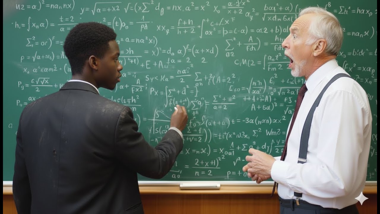 Math Professor tries to intimidate a Black Student—But He is a Genius