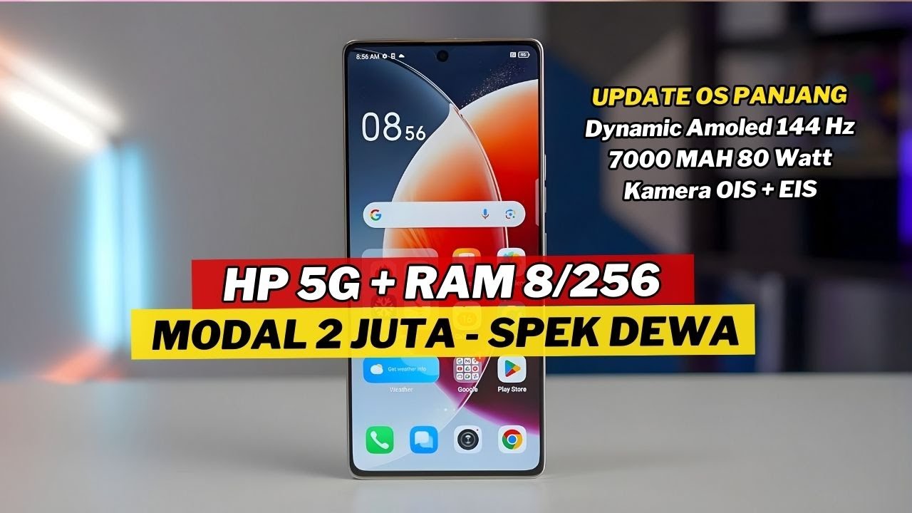 7 HP 2 Jutaan 5G + RAM 8/256GB Paling WORTH IT Akhir 2025
